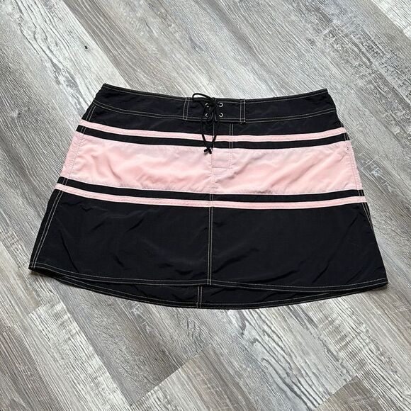 LA BLANCA medium skirt, peach and black, like new! No flaws! (1557) - Picture 1 of 9